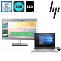 HP Laptop EliteBook 840 G5 / Intel Core i5-8365U, 14.1", 1920x1080, 8GB, 240GB SSD, srebrna